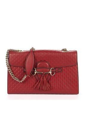 Emily Chain Flap Bag Microguccissima #355848G11B